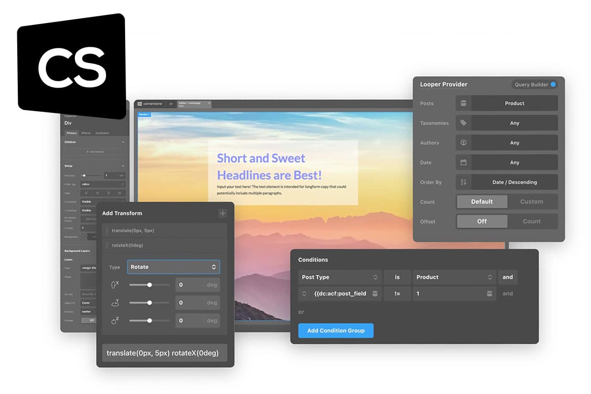 Cornerstone Builder - Standalone